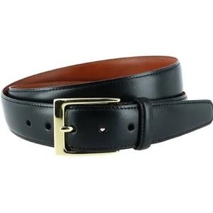 Trafalgar Cortina Leather Belt in Black *Size 32*